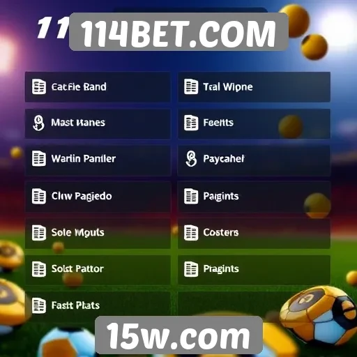Métodos de pagamento aceitos pelo 114BET COM